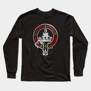 Clan Morrison Crest & Tartan Long Sleeve T-Shirt